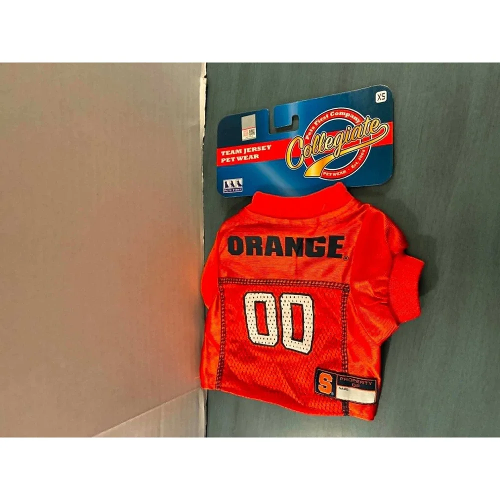 Pets First Syracuse Orange Jersey‎ Pet XS Orange New NCAA Collegiate Dog Cat